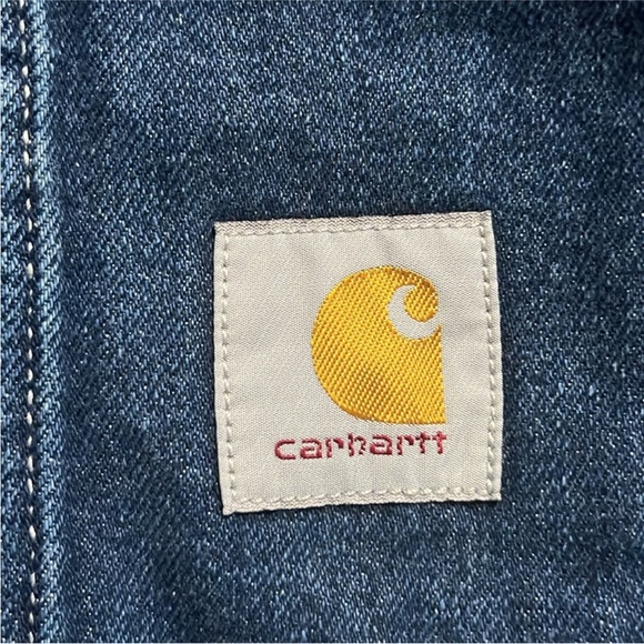 Carhart men's LOOSE FIT DENIM BIB OVERALL - Picture 11 of 11